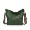 Hobo Bags for Women Crossbody Handbags Guitar Strap Shoulder Bucket Bag Vegan Leather Purse Trendy Boho Tote Purses