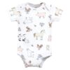 Short Sleeve Bodysuits, 5-Pack, Newborn- 24 Months