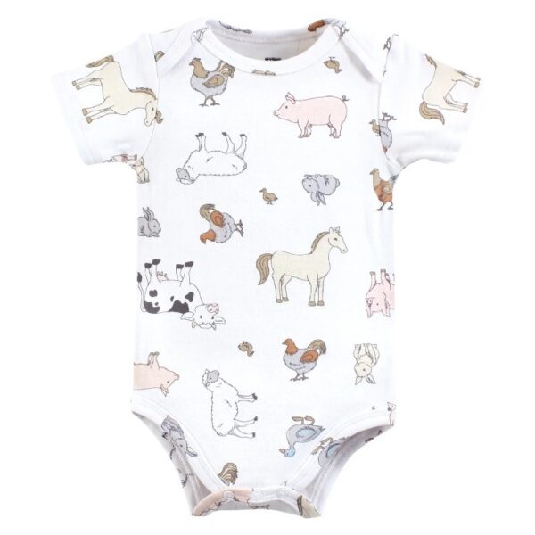 Short Sleeve Bodysuits, 5-Pack, Newborn- 24 Months