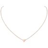 Dainty Heart Necklace Sterling Silver Charm Necklace Pendant Jewelry Gift for Women Mom