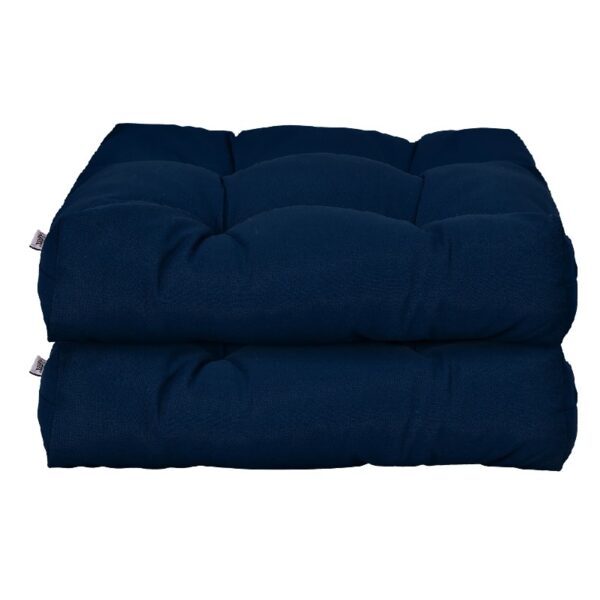 2 PCS 21'' x 21'' Patio Chair Seat Cushion Pads Indoor/Outdoor Turquoise