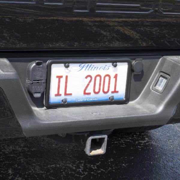 (2 pack) Auto Drive Anti-theft License Plate Cover and Frame