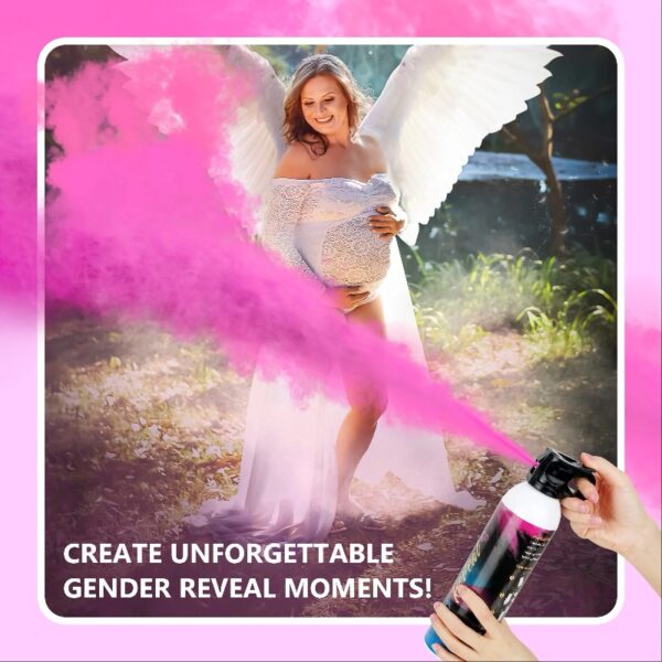 Gender Reveal Smoke Bombs,100% Biodegradable Butterfly Confetti Powder Cannon,Memorable Baby Gender Reveal Party Supplies Decorations & Ideas，2 PACK BLUE