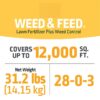 Weed & Feed, 28-0-3 Lawn Fertilizer and Weed Control , 31.2 lbs - 12,000 Sq. ft.