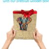 Animal Shaped Wooden Puzzles for Adults – A3 Vivid Elephant with 155 Pieces – Jigsaw Puzzle with Unique Shapes – Family Games for Kids and Adults – 11