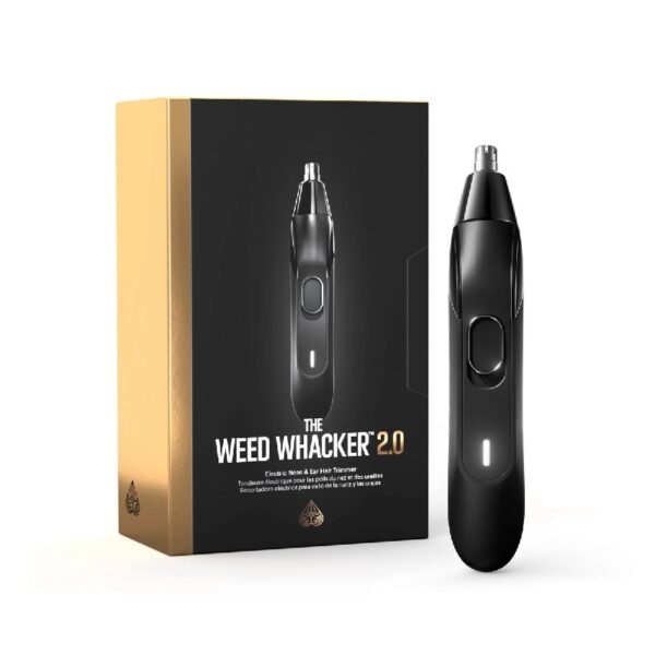 The Weed Whacker® 2.0 Men's Electric Nose & Ear Hair Trimmer - Black
