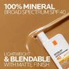 Anthelios Tinted Mineral Fluid Sunscreen for Face SPF 50, 1.7 fl oz
