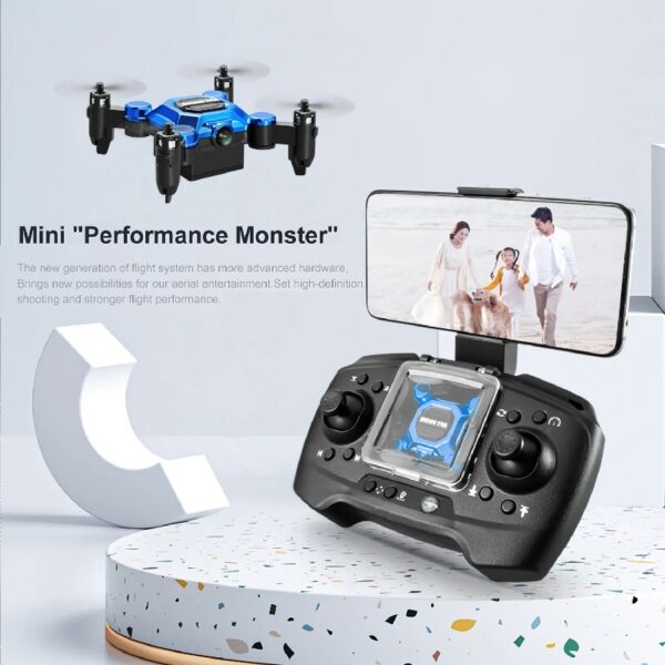 4K Foldable Mini Drone for Kids, Drone with Camera, Portable RC Quadcopter with Altitude Hold 3D Flips and Headless Mode Easy to Fly