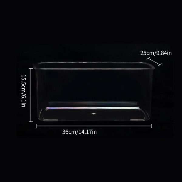 WINDLAND Clear Fish Habitat for Aquatic Pets Salamanders and Plant Life