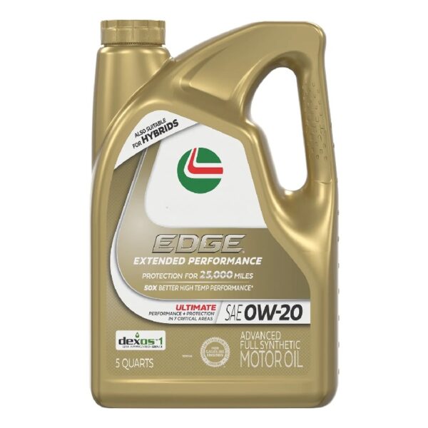 EDGE Extended Performance 0W-20 Advanced Full Synthetic Motor Oil, 5 Quarts
