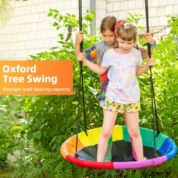 Tree Swing for Kids, 40'' Outdoor Swing Backyard Playground Outdoor Toys for 3 4 5 6 7 8 9 10 Year Old Girls Boys