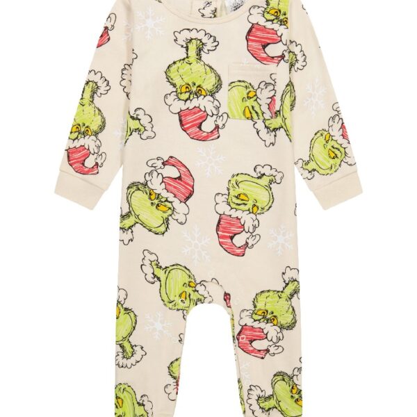 Dr.Seuss Baby Boy Grinch Printed Coverall, Sizes 0-24 Months