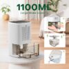 Dehumidifier for Home (280 sq. ft), 37Oz Water tank,Portable and Quiet with Auto Shut Off