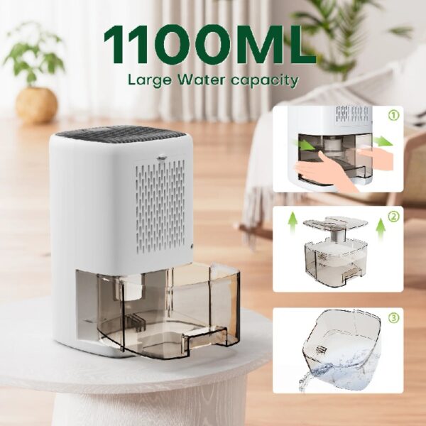 Dehumidifier for Home (280 sq. ft), 37Oz Water tank,Portable and Quiet with Auto Shut Off