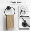 Bathroom Hardware Set, 7 Pieces Bathroom Accessories Set Includes 24