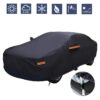 Heavy Duty Waterproof Full Car Cover All Weather Protection Outdoor Indoor Use UV Dustproof for Auto,SUV,Sedan