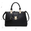 Women Satchel Handbags Top Handle Purse Medium Tote Bag Vegan Leather Shoulder Bag