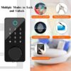 Smart Lock Keyless Entry Fingerprint Home Door,  Touchscreen Keypad with APP Control, Phone, Passcode Bluetooth Door Lock for Hotel Apartment .