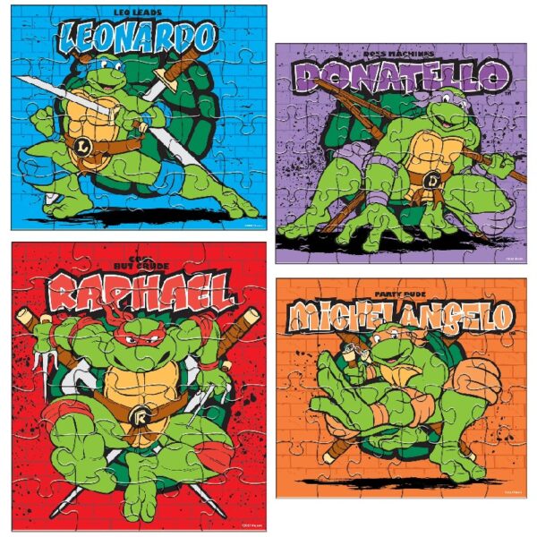 Teenage Mutant Ninja Turtles, 8 Jigsaw Puzzle Bundle in Storage Box
