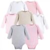 Cotton Long-Sleeve Bodysuits, 7-Pack, Preemie-24 Months