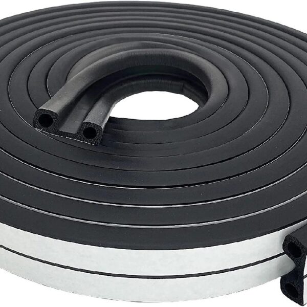 Pickup Truck Cap Camper Shell Lid Weather Seal EPDM Rubber Trim Tape (30 ft, 8 ft Bed)