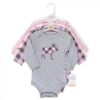 Cotton Long-Sleeve Bodysuits, 5-Pack, Newborn- 24 Months