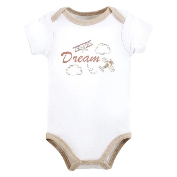 Short Sleeve Bodysuits, 5-Pack, Newborn- 24 Months