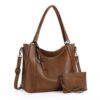 Sendfen Handbags for Women Shoulder Bags Tote Satchel Hobo 4pcs Purse Set