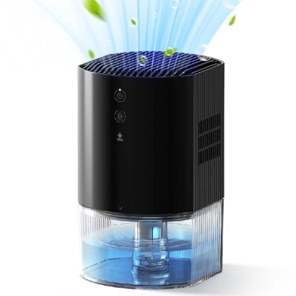 33Oz Dehumidifier Small Dehumidifiers for Room 280sq.ft with Auto-off, 7 Colors LED Light