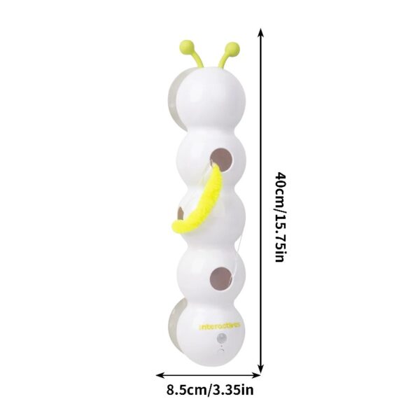 Aodebiao Cat Toy, 2025 Upgraded Caterpillar Smart Cat Toy, Smart Motion Cat Toys with Worm Design, Interactive Caterpillar Cat Toys, Promotes Exercise & Mental Stimulation