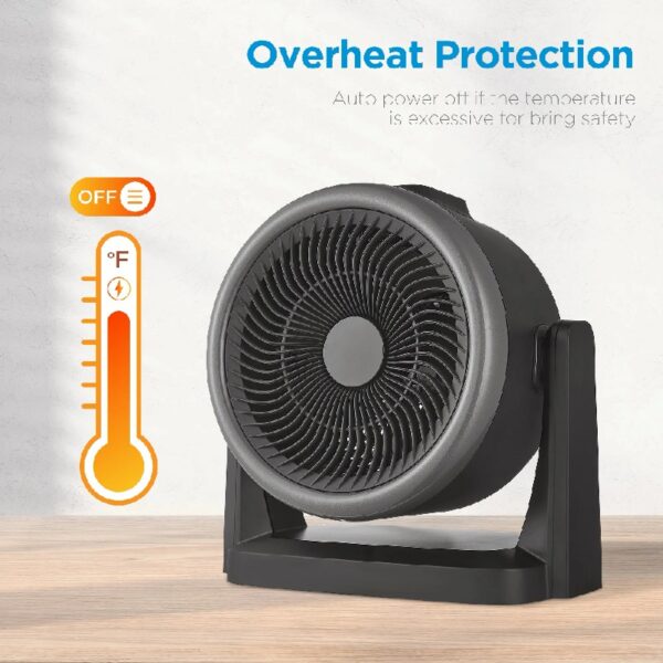 Portable 2-in-1 Space Heater + Fan, MSH23FT3DSB, Black, New