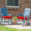 2 PCS 21'' x 21'' Patio Chair Seat Cushion Pads Indoor/Outdoor Turquoise