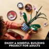 LEGO Botanicals Orchid - Artificial, Fake Indoor Flowers Building Set for Home, Kitchen, Desk Decoration, Adults Ages 18+ - Unique Birthday Gift Idea - 10311