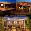 DAYBETTER Outdoor String Lights, 100ft S14 LED Patio Lights with 24 Bulbs, String Lights for Porch Backyard