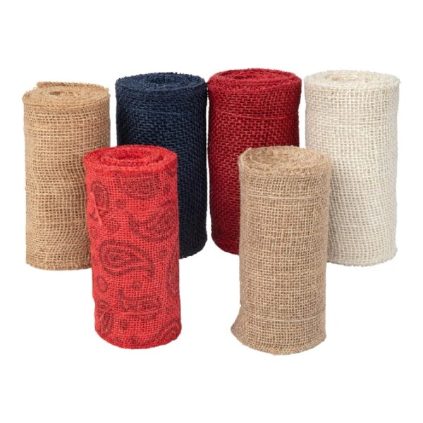 Love, Laugh, Craft Jute Burlap Roll Precut, 6