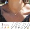 Dainty Heart Necklace Sterling Silver Charm Necklace Pendant Jewelry Gift for Women Mom
