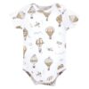 Short Sleeve Bodysuits, 5-Pack, Newborn- 24 Months