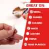 (6 pack)  Super Glue Liquid Longneck Bottle, Pack of 1, Clear 10 g Bottle