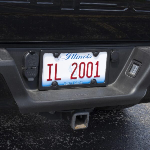 (3 pack) Auto Drive Plastic License Plate Frame with Fasteners