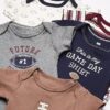 Short Sleeve Bodysuits, 5-Pack, Newborn- 24 Months