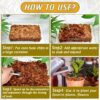 8 Pcs Coco Coir Chips Bricks Growing Medium, Low EC, pH Balanced, 100% Organic Coconut Fiber, 1.1LB