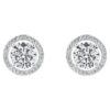 Cate & Chloe Pack of 3 - Bianca, Ariel & McKenzie 18k White Gold Plated Earrings with Swarovski Crystals for Women