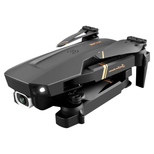 Drone with Dual 4K HD Cameras, FPV Foldable Drone for Kids Adults RC Quadcopter for Beginners with 2 Batteries and Carrying Case, Gray
