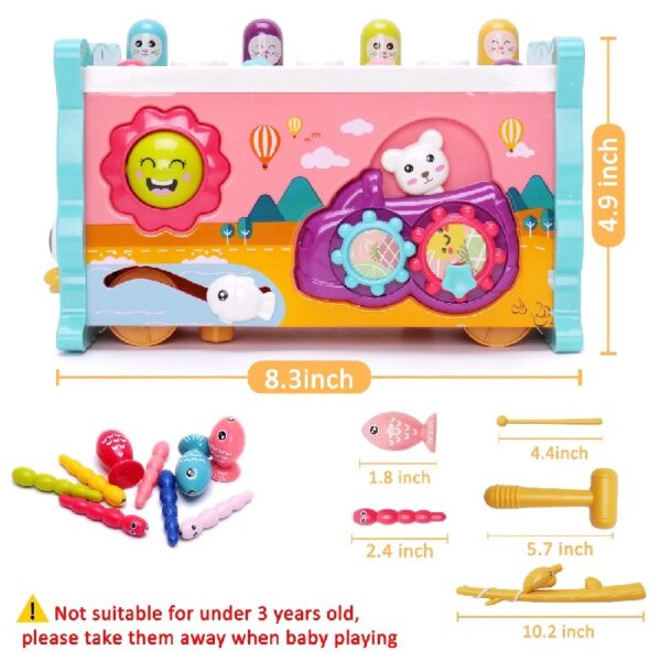 Learning Toys 8 in 1 Baby Busy Toys Toddler Educational Gifts for Kids 1- 3Y Boys & Girls