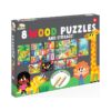 Little Buffalo 8pk Wood Kids Jigsaw Puzzles Plus Storage by
