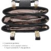 Women Satchel Handbags Top Handle Purse Medium Tote Bag Vegan Leather Shoulder Bag