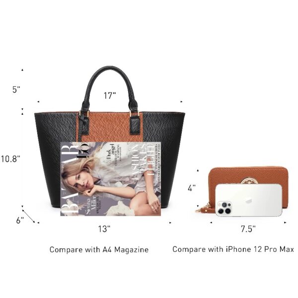Women's Handbags Purses Large Tote Shoulder Bag Top Handle Satchel Bag for Work