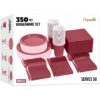 Exquisite 350 Piece Easter Plastic Disposable Party Plates & Dinnerware Combo Set
