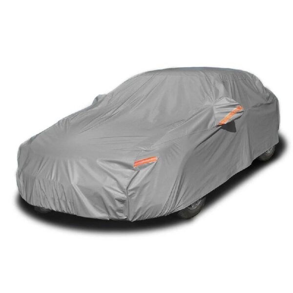 Heavy Duty Waterproof Full Car Cover All Weather Protection Outdoor Indoor Use UV Dustproof for Auto,SUV,Sedan