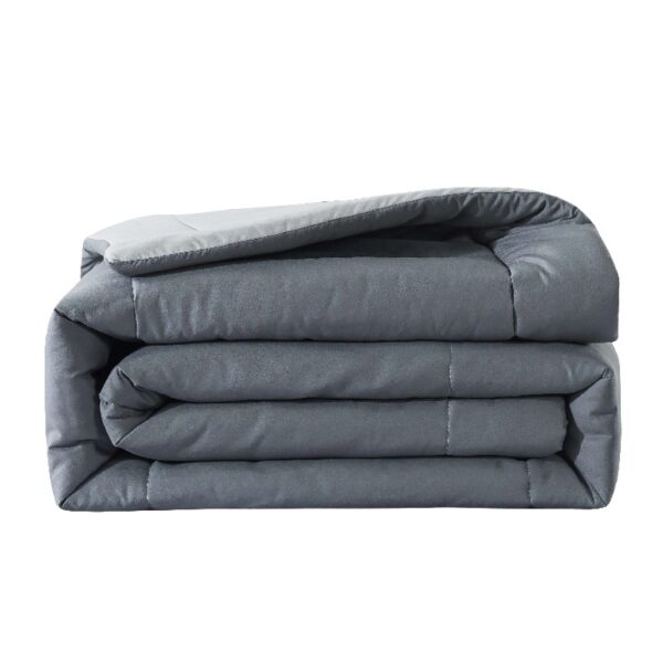 7 Piece Reversible Bed in a Bag Comforter Set with Sheets, Black, Queen